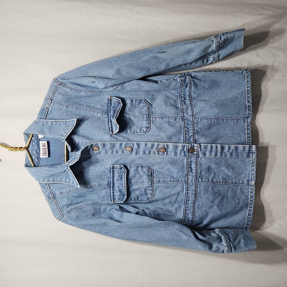 Denim Button Front Jacket